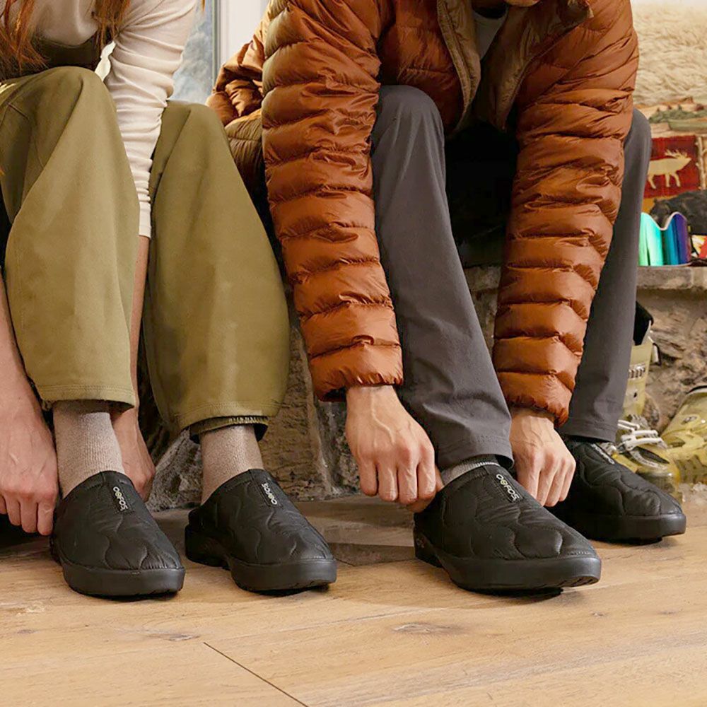 ウーフォス OOFOS OOcOOzie Thermo Mule リカバリーシューズ メンズ 