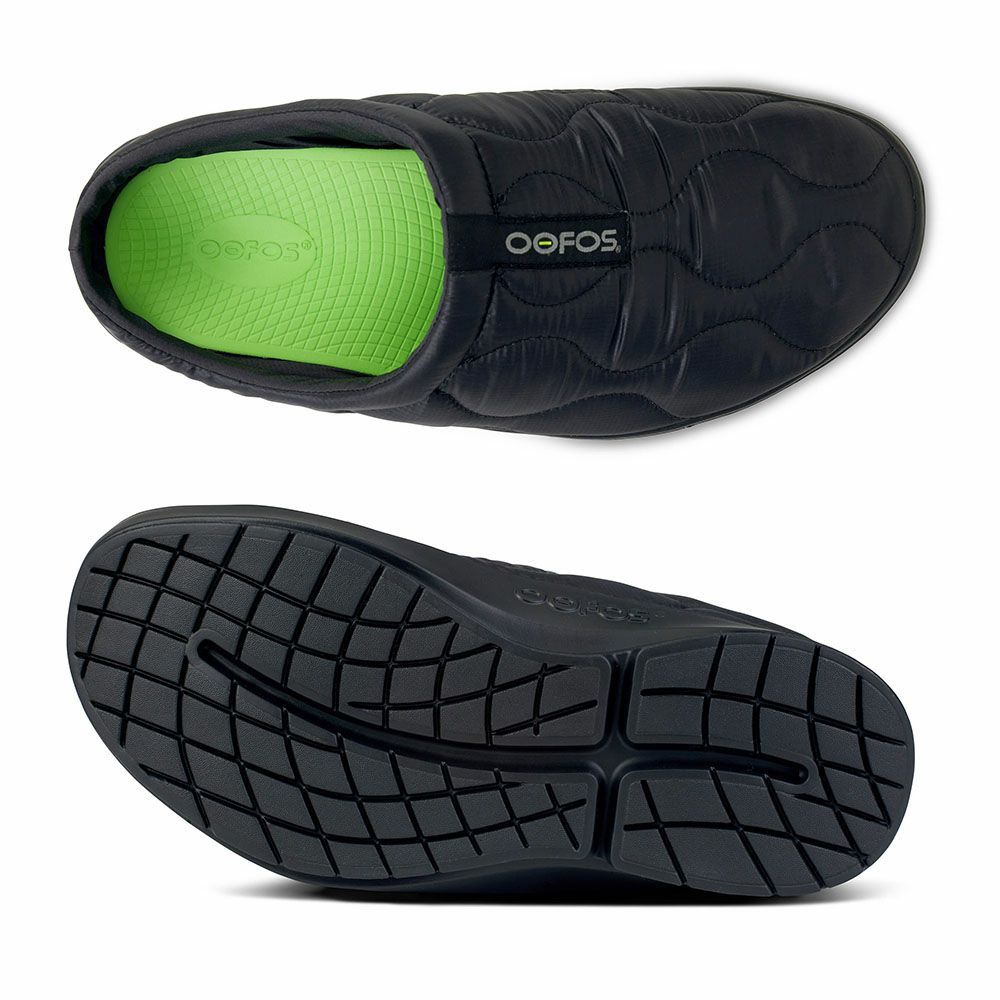 ウーフォス OOFOS OOcOOzie Thermo Mule リカバリーシューズ メンズ 