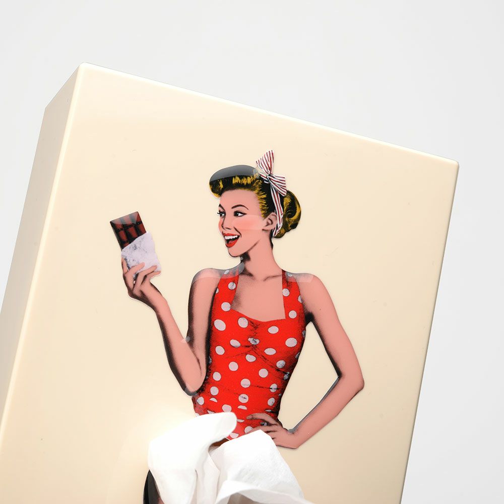 縦型ティッシュケース　韓国インテリア