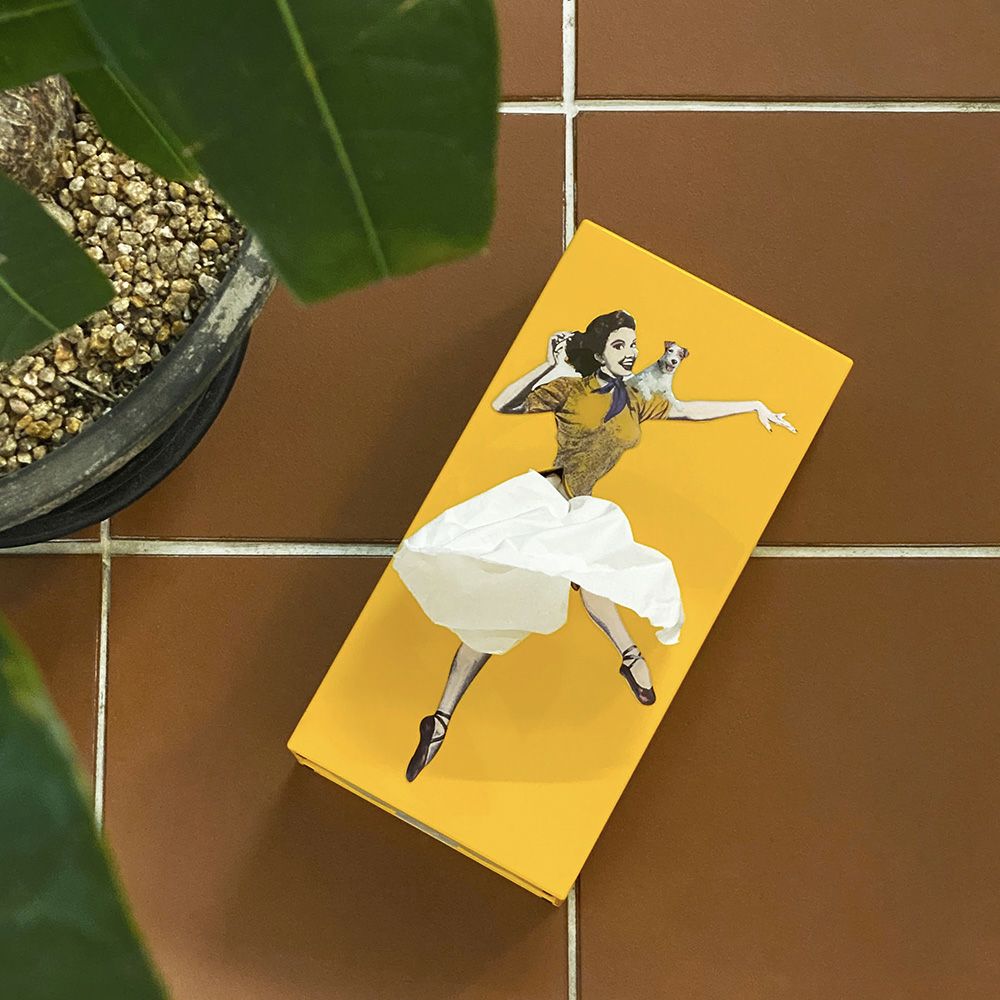 縦型ティッシュケース　韓国インテリア