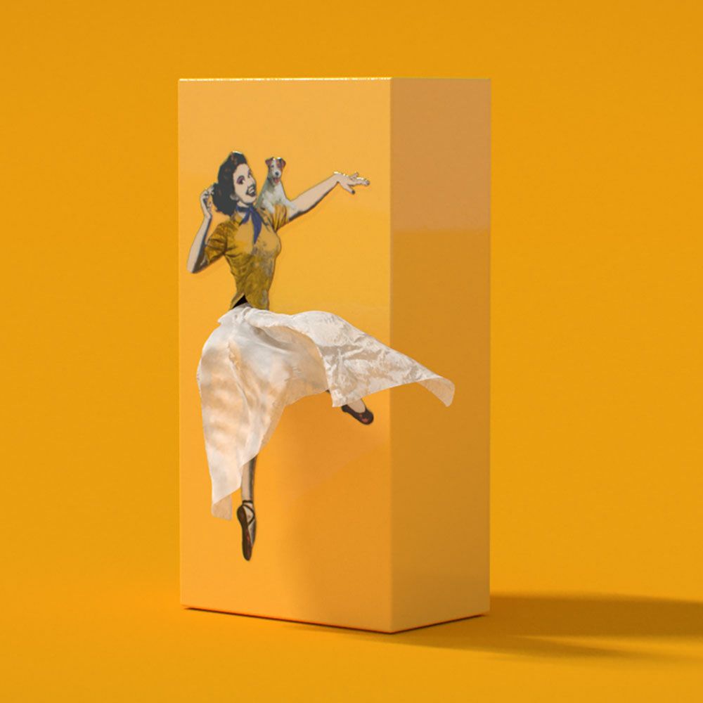 縦型ティッシュケース　韓国インテリア