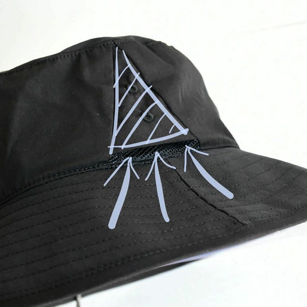 パラソルハット 帽子 被る日傘 フリーサイズ 56-58.5cm 遮光 遮熱 UVカット UPF50+ 撥水 通気性 ハット TESTIFY Parasol Hat