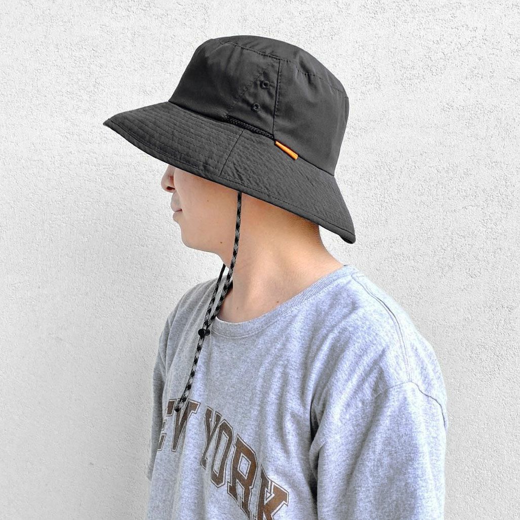 パラソルハット 帽子 被る日傘 フリーサイズ 56-58.5cm 遮光 遮熱 UVカット UPF50+ 撥水 通気性 ハット TESTIFY Parasol Hat