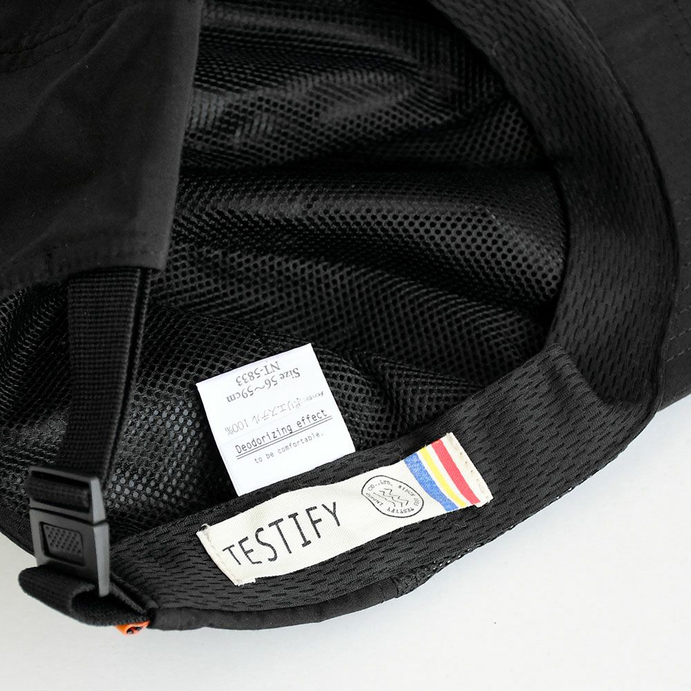 パラソルキャップ 帽子 被る日傘 フリーサイズ 56-59cm 遮光 遮熱 UVカット UPF05+ 撥水 通気性 キャップ TESTIFY Parasol Cap