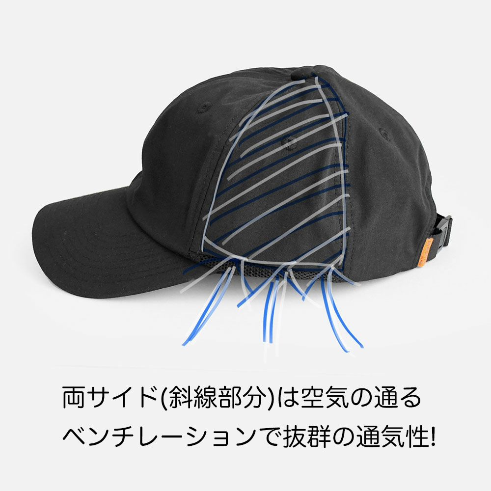 パラソルキャップ 帽子 被る日傘 フリーサイズ 56-59cm 遮光 遮熱 UVカット UPF05+ 撥水 通気性 キャップ TESTIFY Parasol Cap