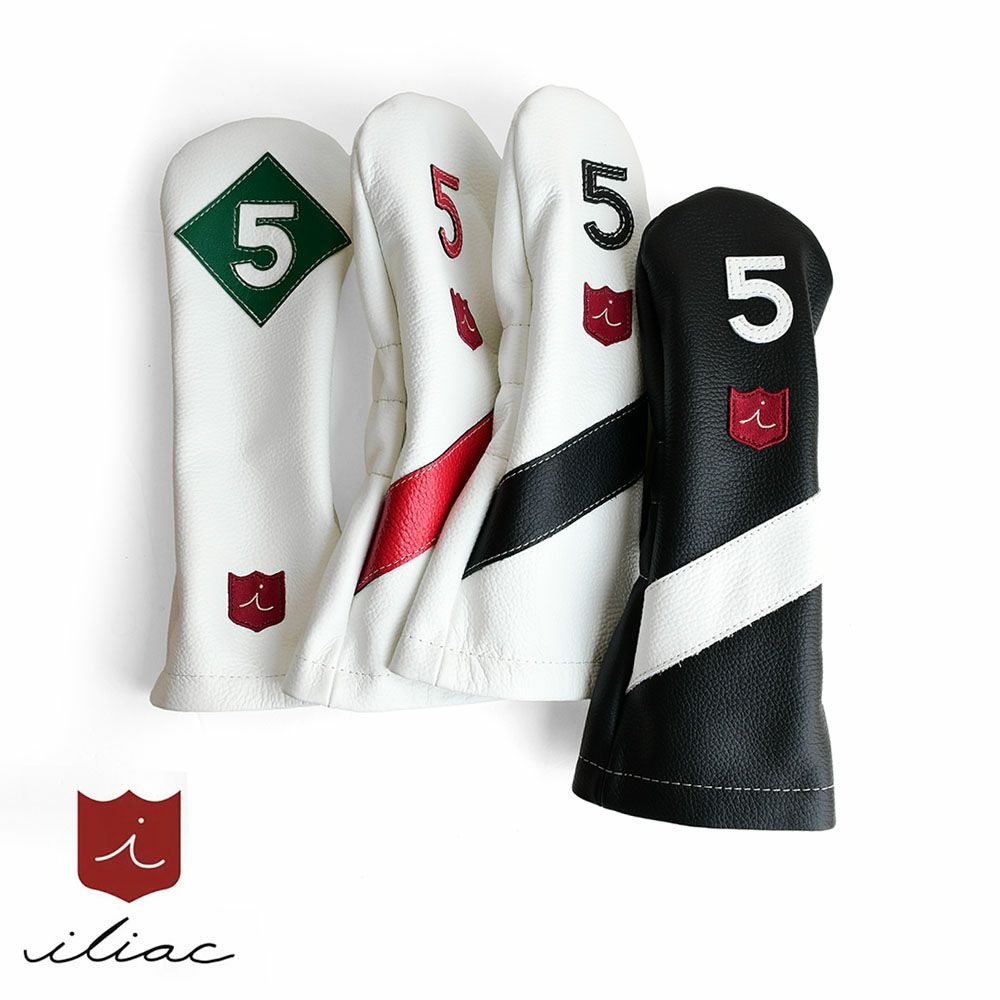 イリアック ゴルフ ヘッドカバー 5番ウッド用 FW 日本製 姫路レザー iliac golf
