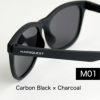 マーズクエスト 偏光サングラス 100%UVカット メンズ レディース MARSQUEST Momentum M01 CarbonBlack × Charcoal