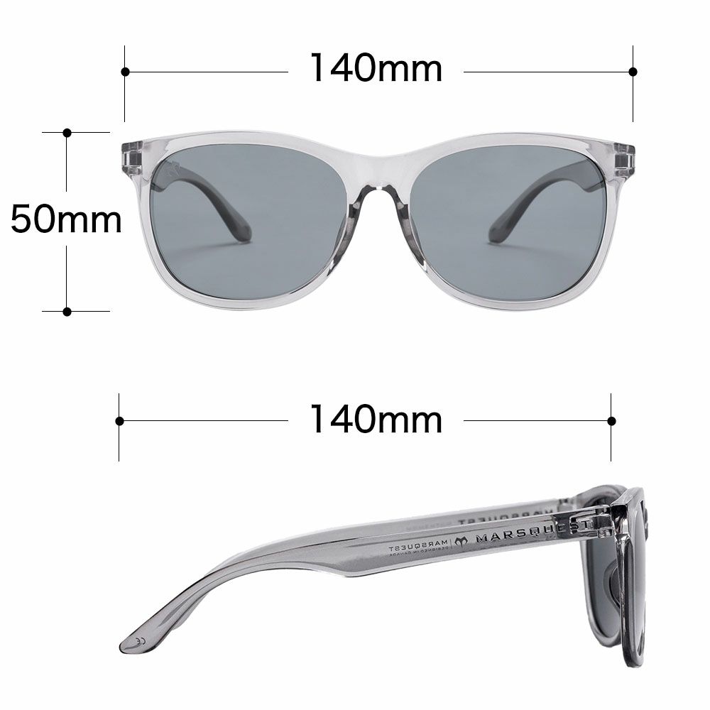 マーズクエスト 偏光サングラス 100%UVカット メンズ レディース MARSQUEST Momentum M04 CarbonBlack × NeonRed