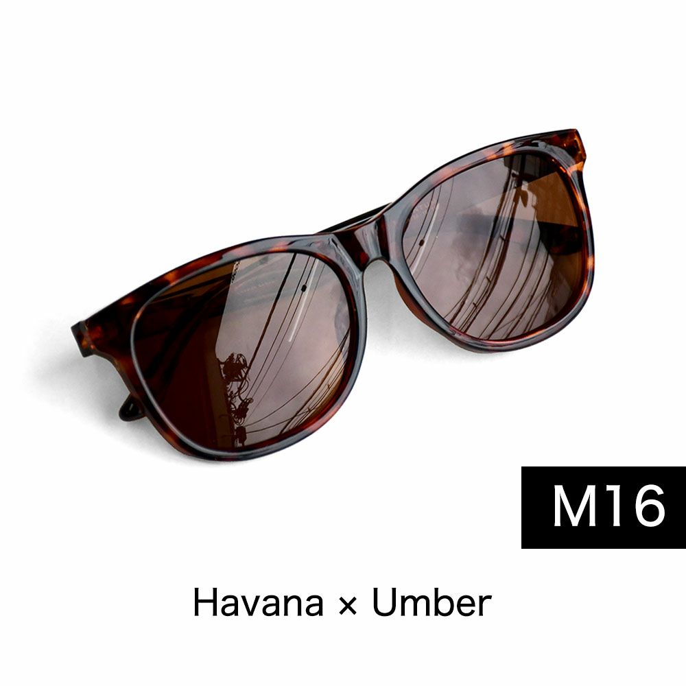 マーズクエスト 偏光サングラス 100%UVカット メンズ レディース MARSQUEST Momentum M16 Havana × Umber