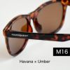 マーズクエスト 偏光サングラス 100%UVカット メンズ レディース MARSQUEST Momentum M16 Havana × Umber