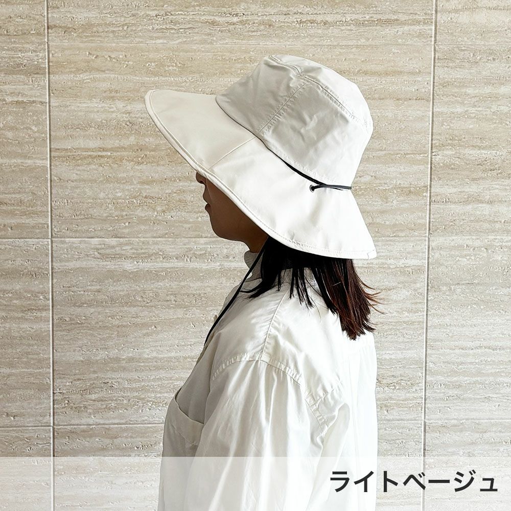パラソルハット 帽子 被る日傘 フリーサイズ 56-58.5cm 遮光 遮熱 UVカット UPF50+ 撥水 通気性 ハット TESTIFY Parasol Hat