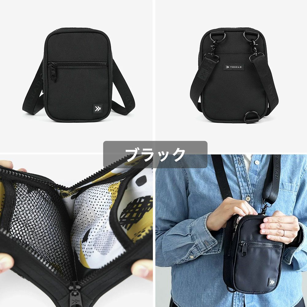 クリアバッグ ショルダー　スレッド THREAD ボディバッグ