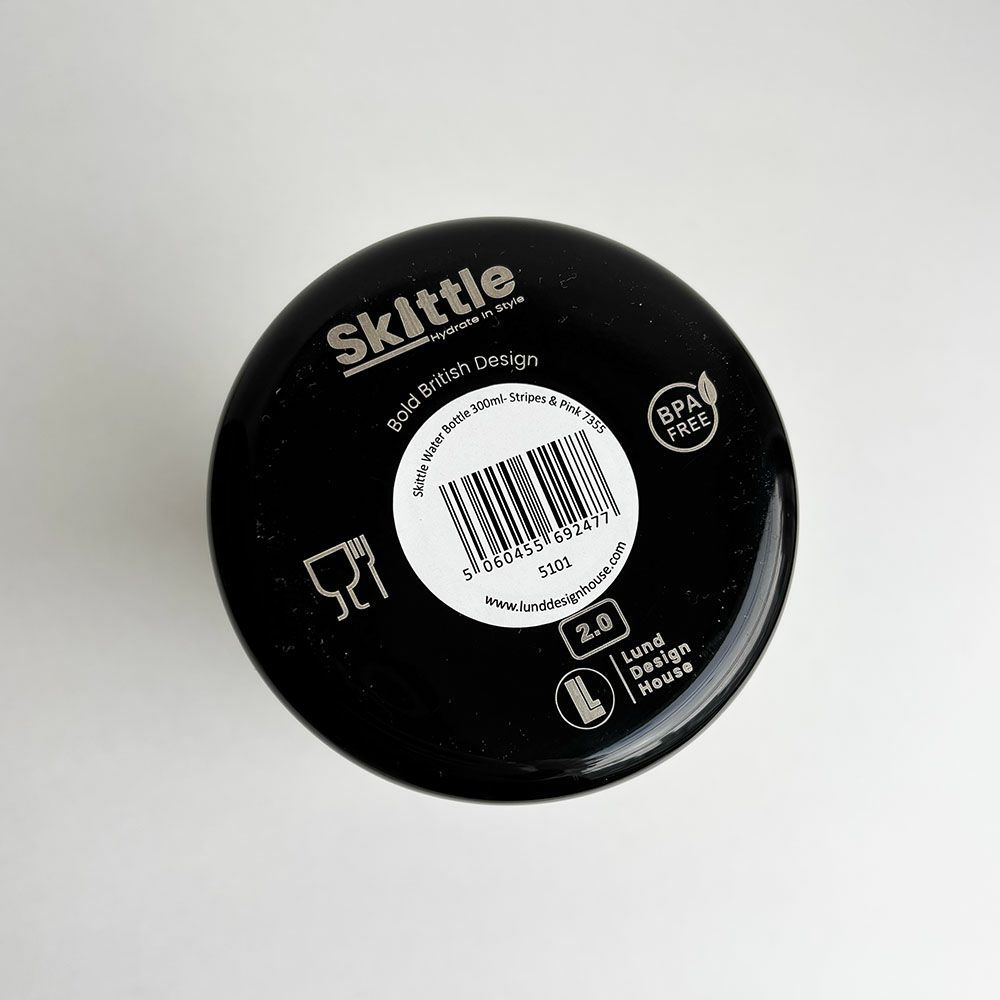 LUND london ボトル ピンクストライプ 300ml Skittle Bottle Mini
