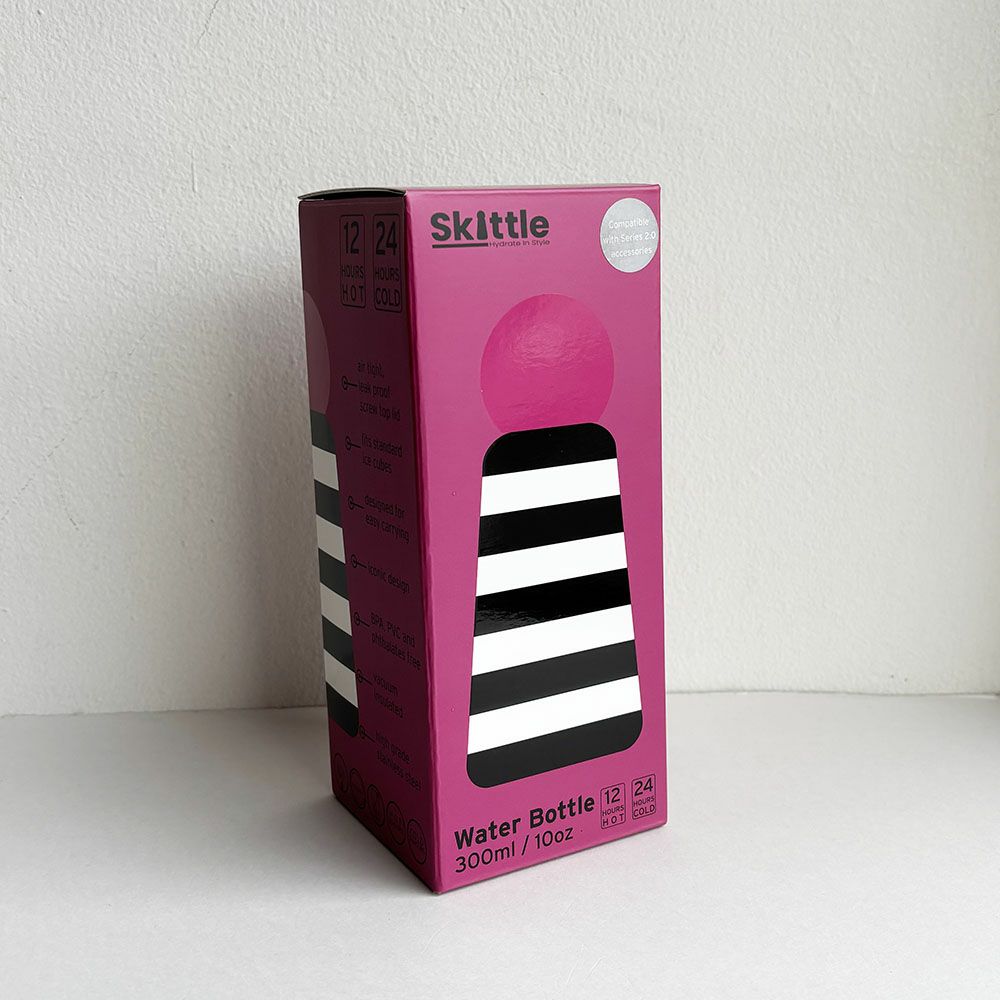 LUND london ボトル ピンクストライプ 300ml Skittle Bottle Mini