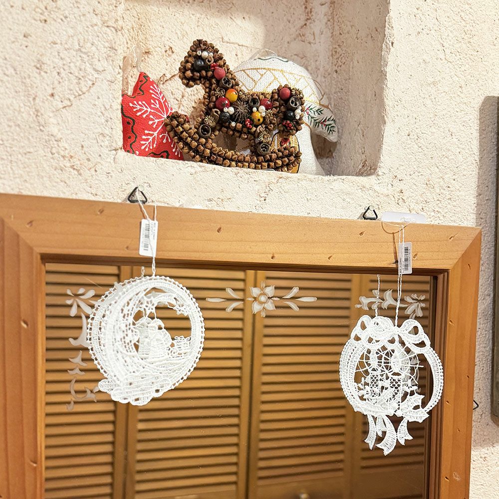 クリスマスオーナメント　レース　ドイツ