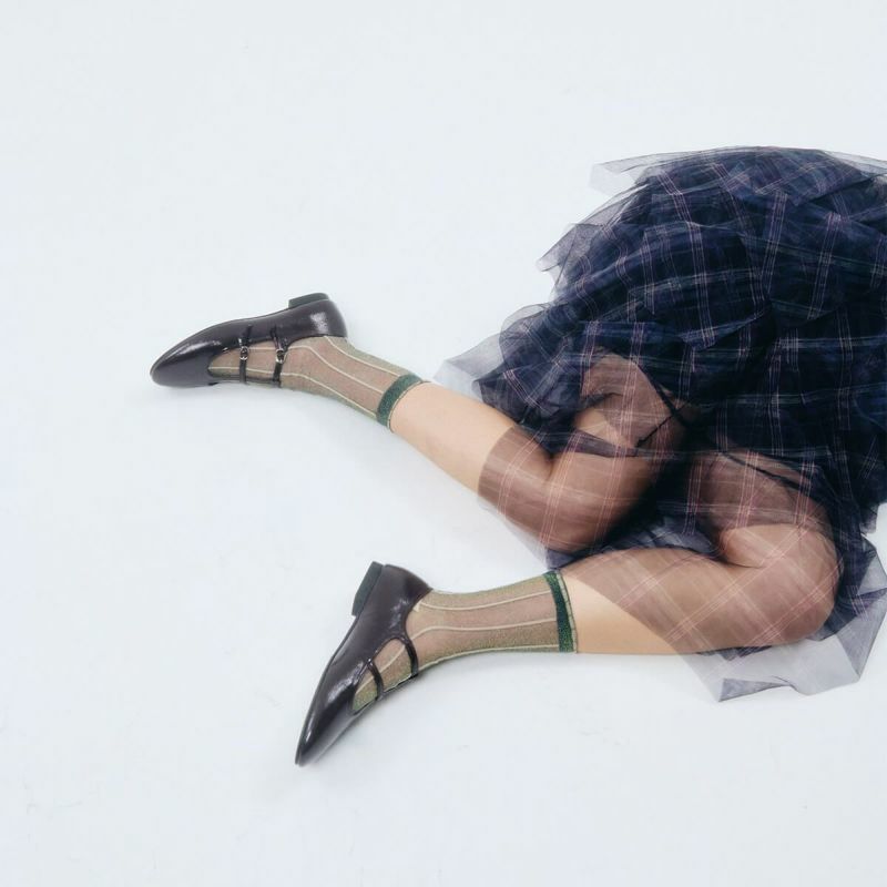 I HATE MONDAY 韓国ブランド　靴下　シアーソックス