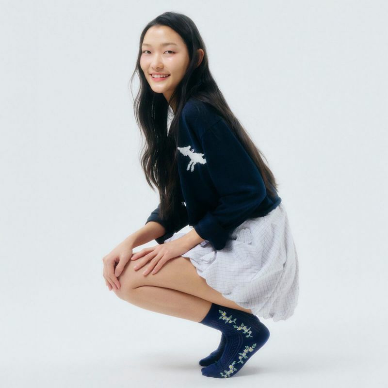 I HATE MONDAY 韓国ブランド　靴下　シアーソックス