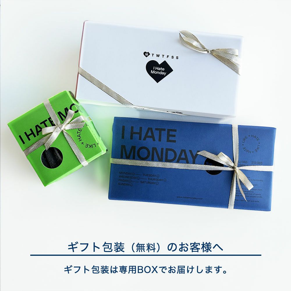  I HATE MONDAY 韓国ブランド　靴下　ジャガード