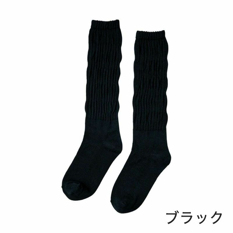 I HATE MONDAY 韓国ブランド　靴下　ブラック　ルーズ