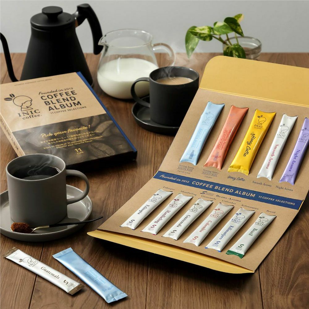 イニックコーヒーブレンドアルバム アソート 11杯分