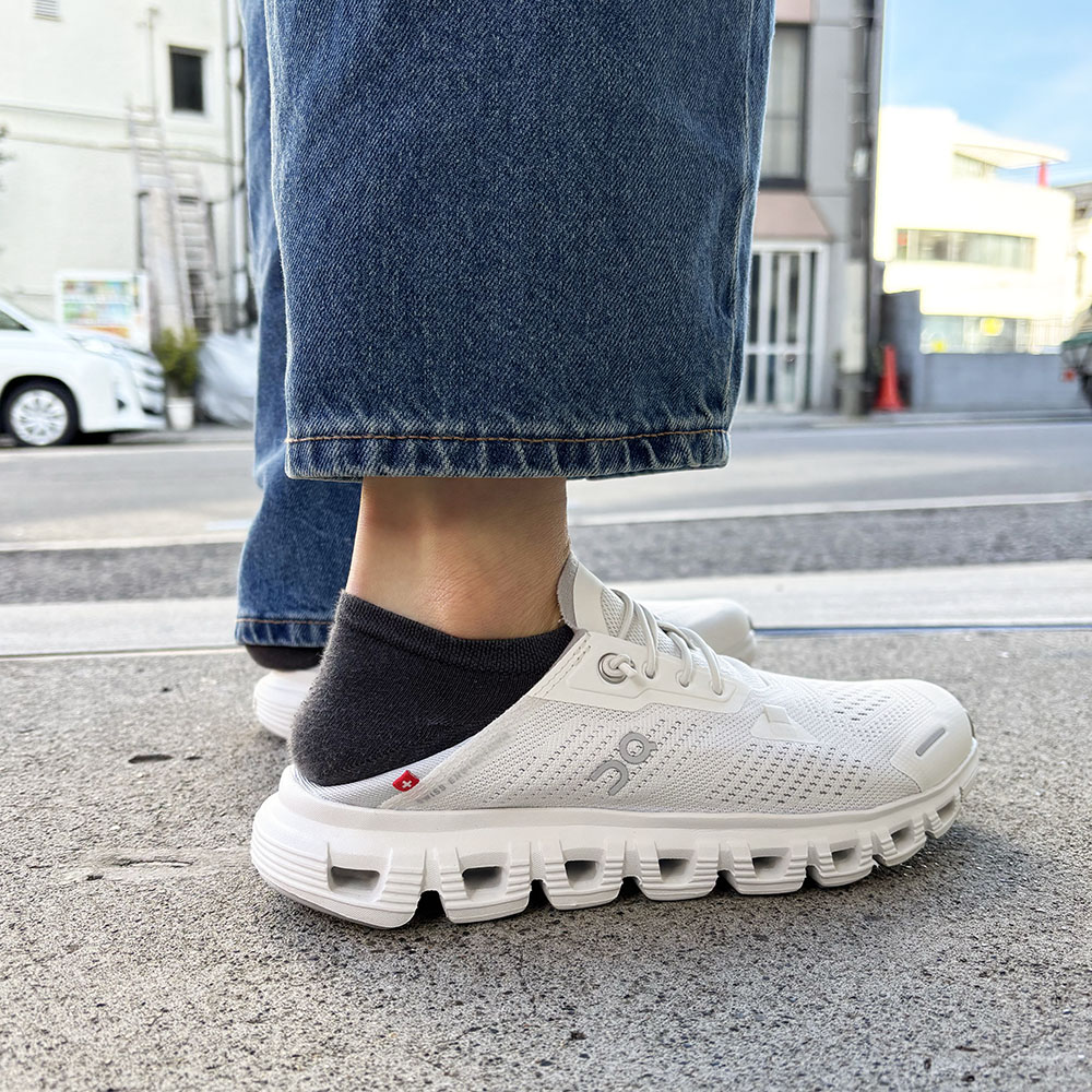 On Cloud6 Coast レディース スニーカー 軽量 通気性 クッション性 かかとが踏める 2WAY仕様 旅行や日常に心地よいトラベルスニーカー オン クラウド6 コースト